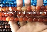 CAA1570 15.5 inches 12mm round banded agate beads wholesale