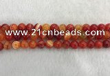 CAA1913 15.5 inches 10mm round banded agate gemstone beads
