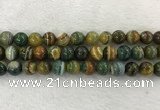 CAA1965 15.5 inches 14mm round banded agate gemstone beads