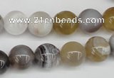 CAA226 15.5 inches 12mm round botswana agate gemstone beads