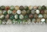 CAA2306 15.5 inches 16mm round banded agate gemstone beads