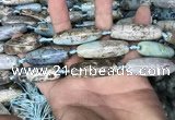 CAA2755 15.5 inches 12*38mm - 14*40mm rice agate beads wholesale