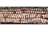 CAA2889 15 inches 6mm faceted round fire crackle agate beads wholesale