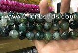 CAA3193 15 inches 14mm faceted round fire crackle agate beads wholesale