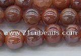 CAA3501 15.5 inches 6mm round AB-color fire agate beads wholesale