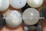 CAA3577 15.5 inches 8mm round parral dendrite agate beads
