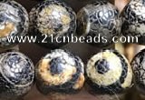 CAA3885 15 inches 8mm round tibetan agate beads wholesale