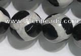 CAA3987 15 inches 10mm round tibetan agate beads wholesale