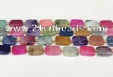 CAA4503 15.5 inches 12*16mm rectangle dragon veins agate beads