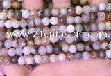 CAA4940 15.5 inches 6mm round bamboo leaf agate beads wholesale