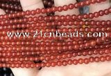 CAA4946 15.5 inches 4mm round red agate beads wholesale