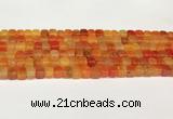 CAA5388 15.5 inches 6*7mm - 8*8mm nuggets agate gemstone beads