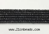 CAA5437 15.5 inches 6*8mm faceted rondelle agate gemstone beads
