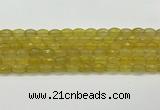 CAA5469 15.5 inches 8*12mm faceted rice agate beads