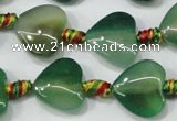CAA669 15.5 inches 16*16mm heart agate gemstone beads
