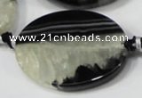 CAA686 15.5 inches 28*38mm oval agate gemstone beads