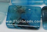 CAA925 15.5 inches 30*40mm rectangle agate gemstone beads