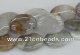 CAB104 15.5 inches 12*16mm oval natural brazil agate gemstone beads