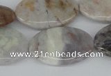 CAB106 15.5 inches 20*30mm oval natural brazil agate gemstone beads