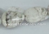 CAB109 15.5 inches 18*25mm flat teardrop natural brazil agate beads