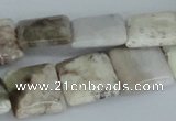 CAB119 15.5 inches 16*16mm square natural brazil agate gemstone beads