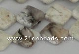 CAB122 15.5 inches 16*16mm diamond natural brazil agate beads