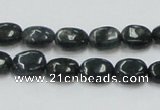 CAB126 15.5 inches 8*10mm oval moss agate gemstone beads wholesale