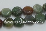 CAB129 15.5 inches 12mm coin india agate gemstone beads wholesale