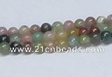 CAB431 15.5 inches 5mm round indian agate gemstone beads wholesale
