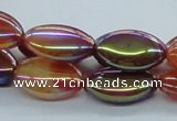 CAB535 15.5 inches 12*20mm marquise AB-color red agate beads