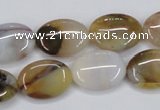 CAB599 15.5 inches 13*18mm oval mexican agate gemstone beads