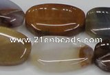 CAB605 15.5 inches 20*30mm freeform mexican agate gemstone beads wholesale