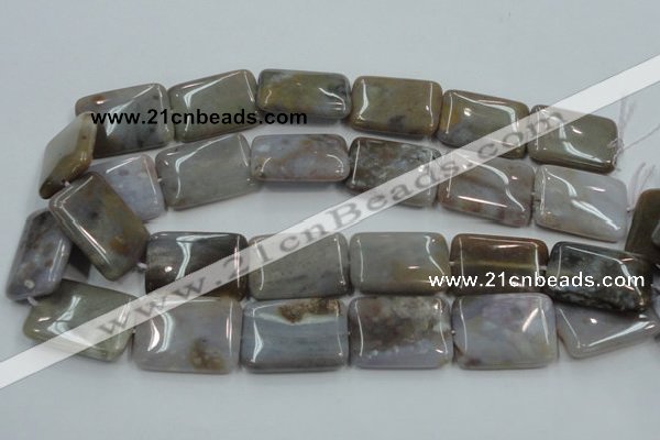 CAB961 15.5 inches 20*30mm rectangle ocean agate gemstone beads