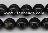 CAE06 15.5 inches 14mm round astrophyllite beads wholesale