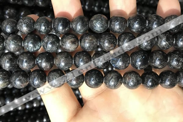 CAE307 15.5 inches 10mm round astrophyllite gemstone beads