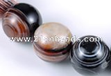 CAG149 20mm smooth round madagascar agate stone beads Wholesale