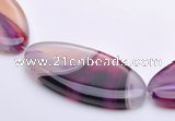 CAG277 21*46mm oval agate  gemstone beads Wholesale