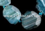 CAG328 16 inch nugget shape rough agate gemstone beads Wholesale