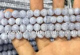 CAG3578 15.5 inches 8mm round blue lace agate beads wholesale