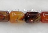 CAG441 15.5 inches 14*18mm column agate gemstone beads wholesale