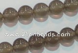 CAG5242 15.5 inches 10mm round Brazilian grey agate beads wholesale
