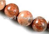 CAG547 15 inches 15mm round mahogany crazy lace agate beads wholesale