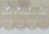 CAG6503 15.5 inches 10mm round Brazilian white agate beads