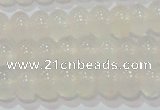 CAG6521 15.5 inches 5*8mm rondelle Brazilian white agate beads