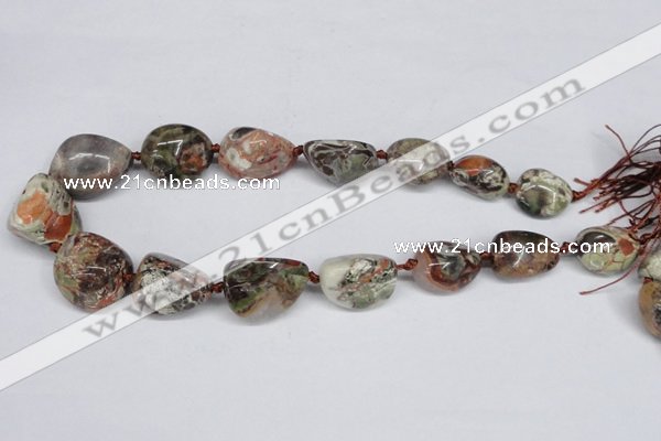 CAG7022 15.5 inches 18*25mm - 22*35mm nuggets ocean agate beads