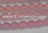 CAG7150 15.5 inches 6mm round pink agate gemstone beads