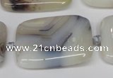 CAG7425 15.5 inches 25*35mm rectangle Montana agate beads