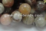 CAG766 15.5 inches 14mm round yellow agate gemstone beads wholesale
