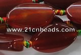 CAG817 15.5 inches 18*30mm marquise agate gemstone beads