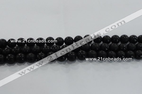 CAG8686 15.5 inches 8mm round matte tibetan agate gemstone beads